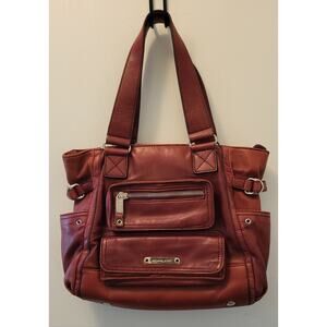 Vintage Michael Kors Ox Blood Leather Purse/Shoulder Bag